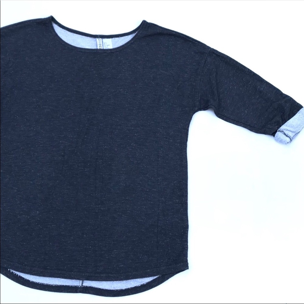 Ladies blue 3/4 Length pre-rolled cuff sleeves. - Picture 2 of 4